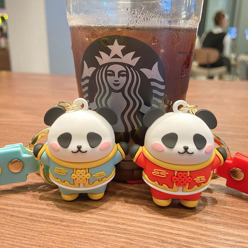 Panda Mascot Keychain