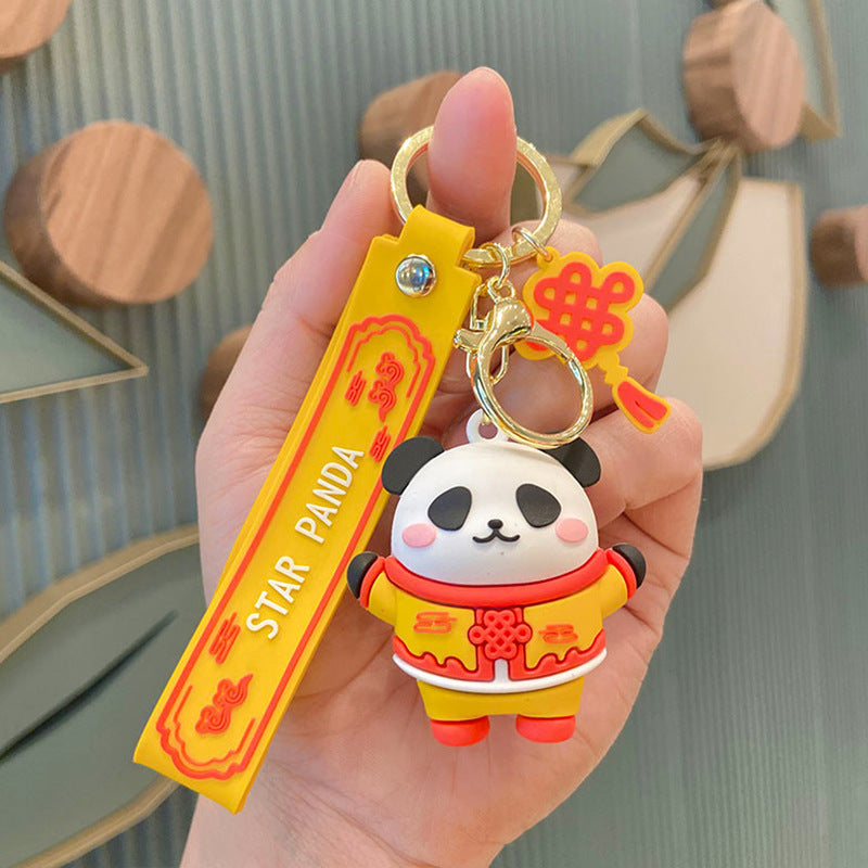 Panda Mascot Keychain