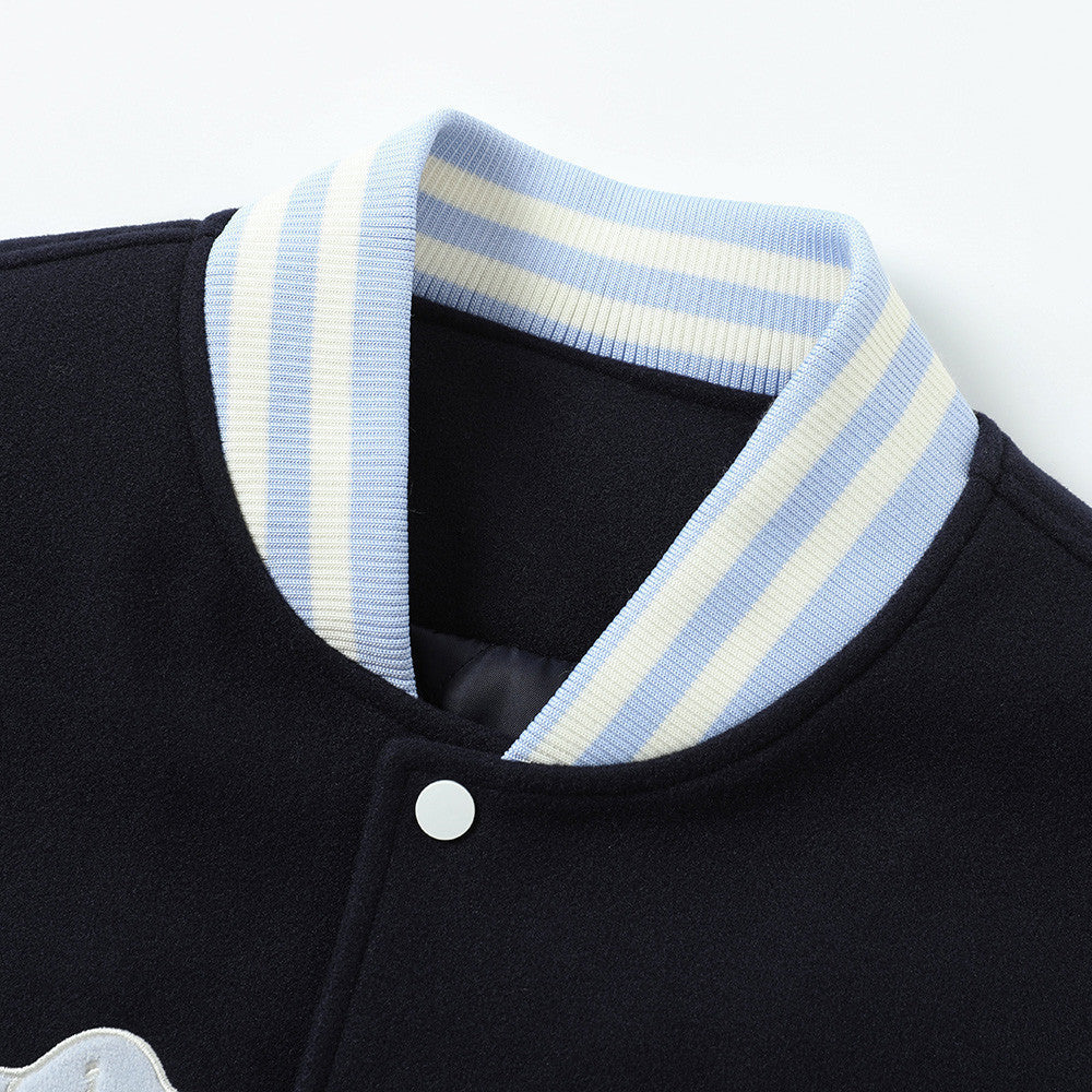Men's Varsity Jacket with Cotton Jacket