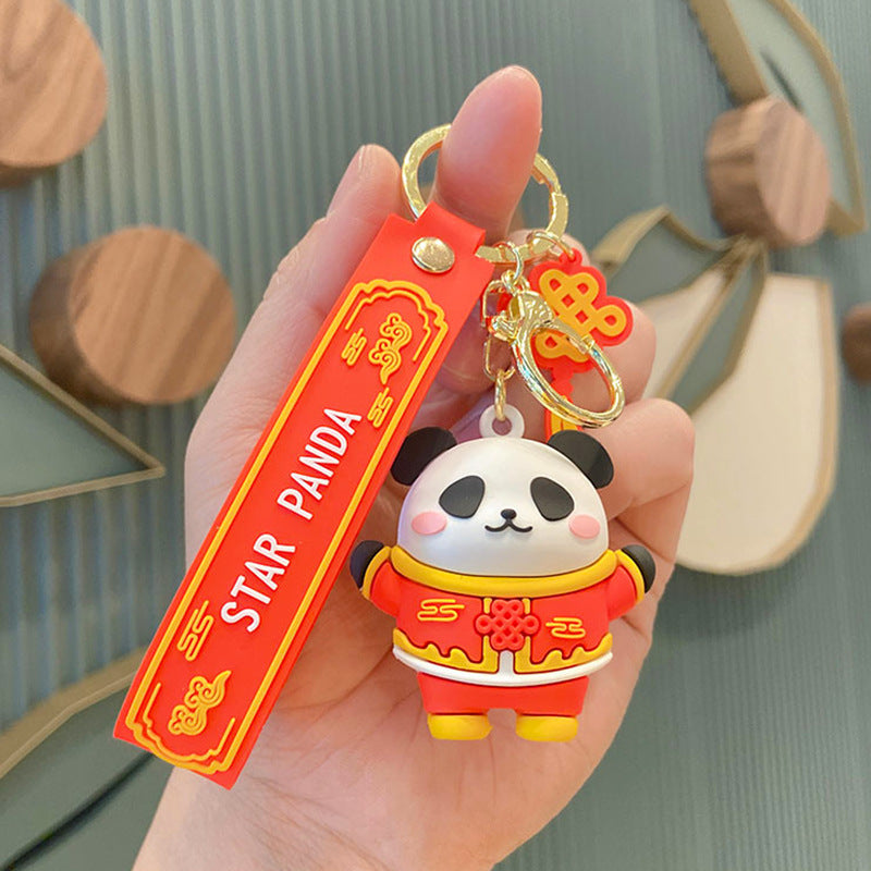 Panda Mascot Keychain