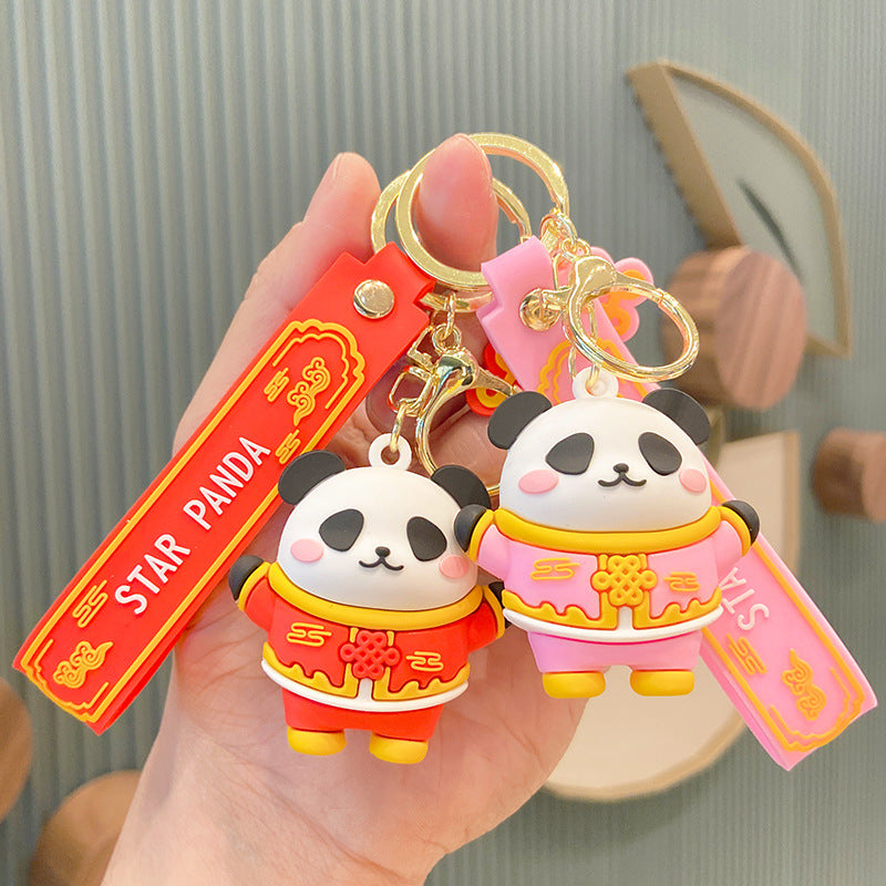 Panda Mascot Keychain