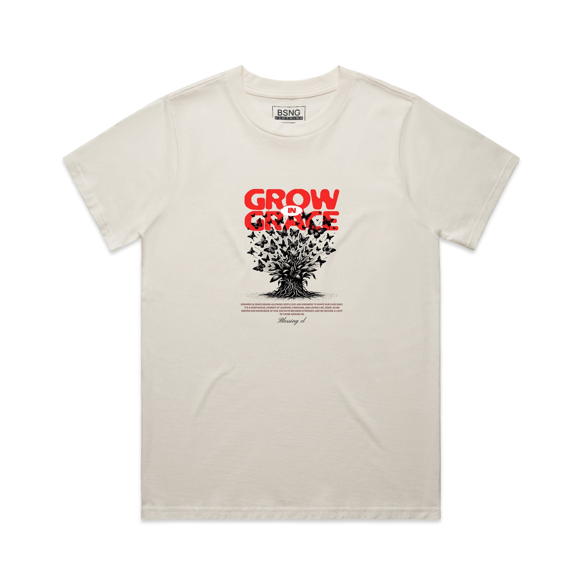 Wo's Classic Tee Grow in Grace