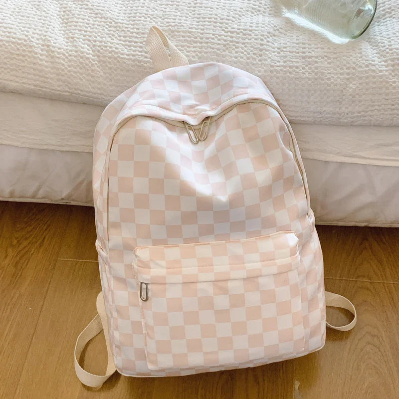 Checkered Backpack