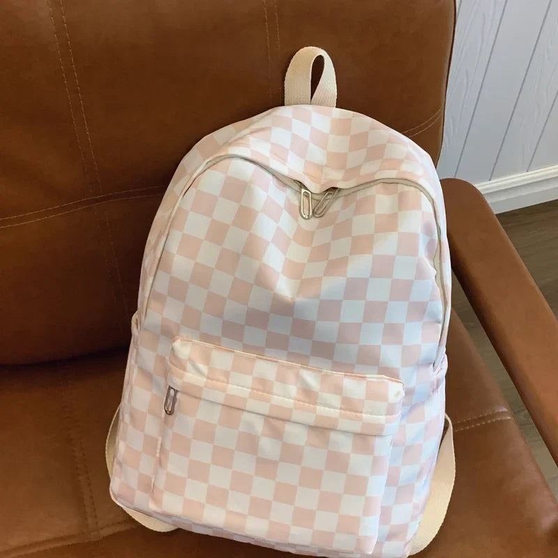 Checkered Backpack