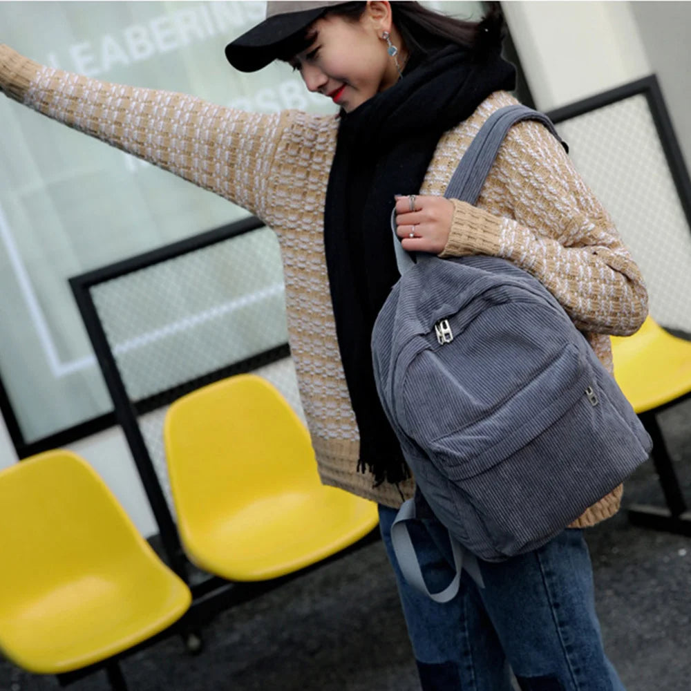 Corduroy Backpack