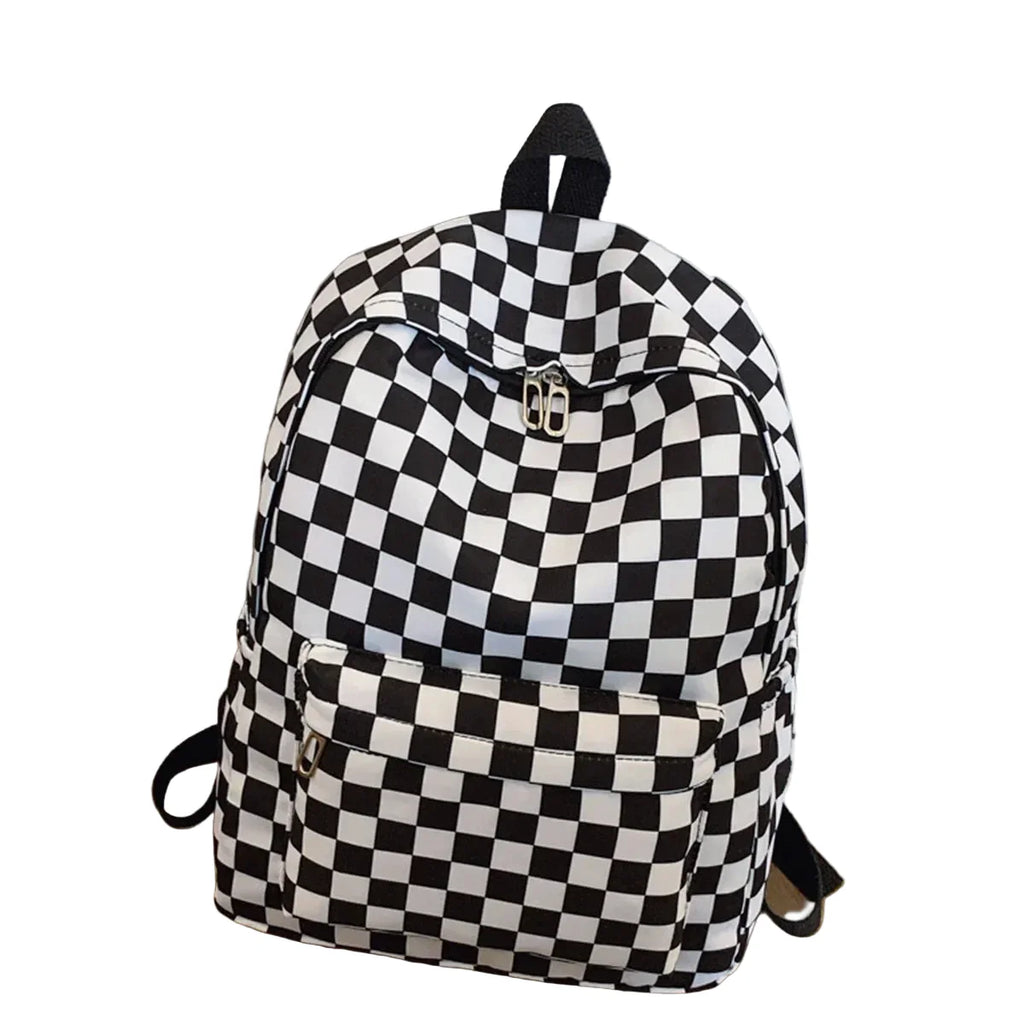 Checkered Backpack