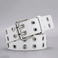 Simple Double Hole Belt - Punk Rock Y2K Style