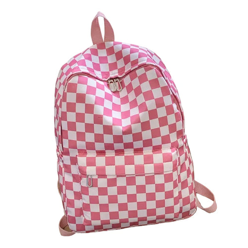 Checkered Backpack