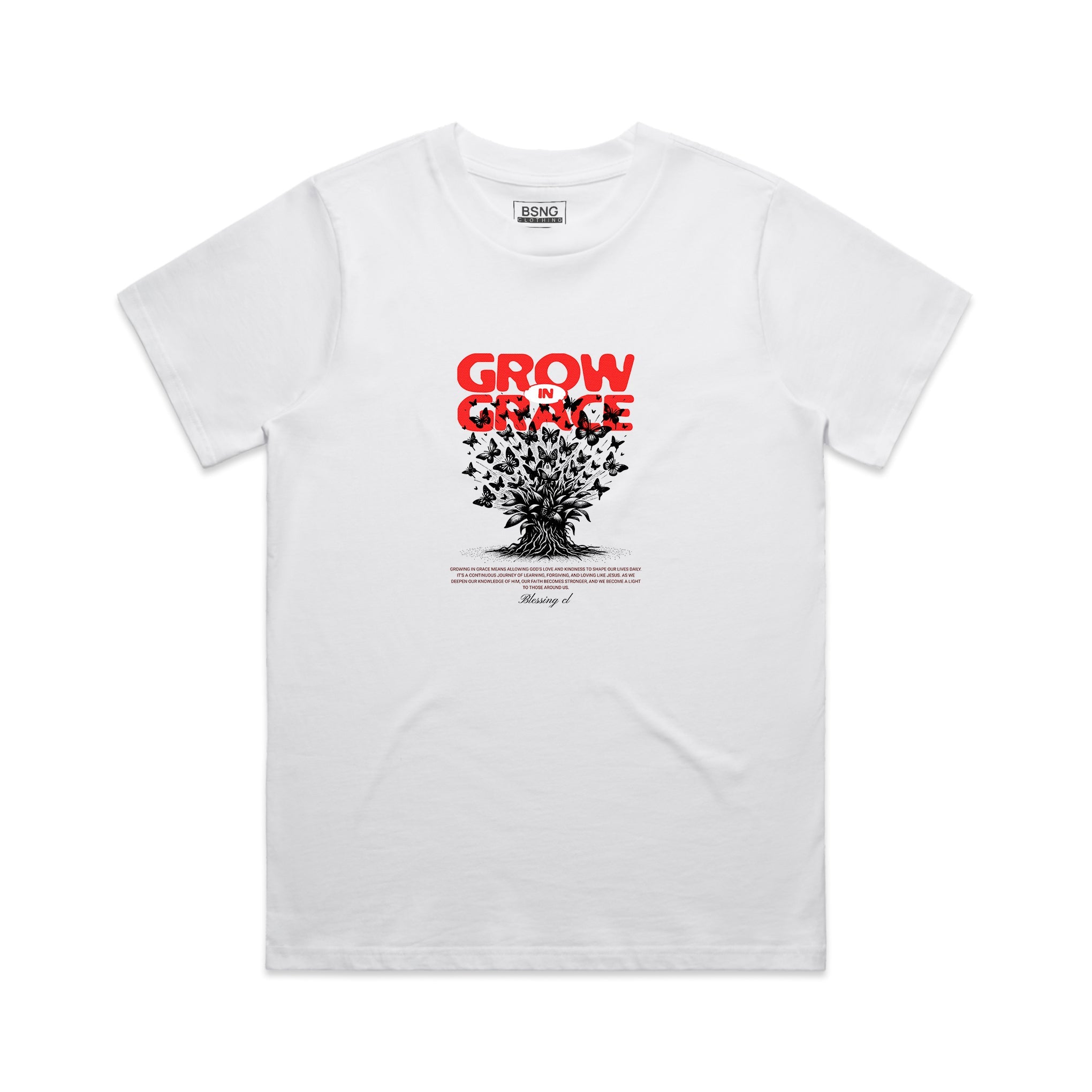 Wo's Classic Tee Grow in Grace