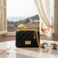 Quilted Mini Shoulder Bag - Chic Summer Purse